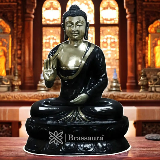 Brass Buddha For Home And Décor Weight 250 Kg Height 66 Inch