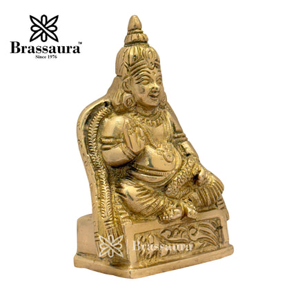 Brass Kuber Idol for Home and Decor Weight .850 Kg Height 12 cm