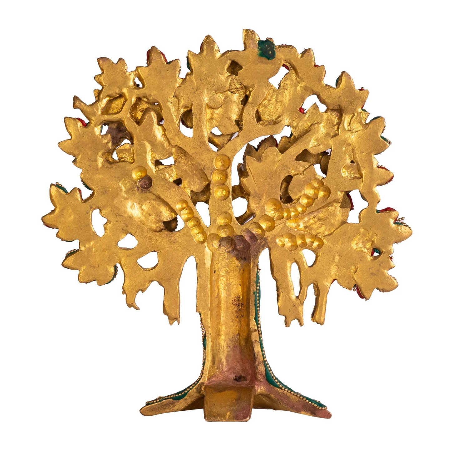 Brassaura® Brass Kalpavriksha Tree Showpiece for Home Decor | Height 12 Inches