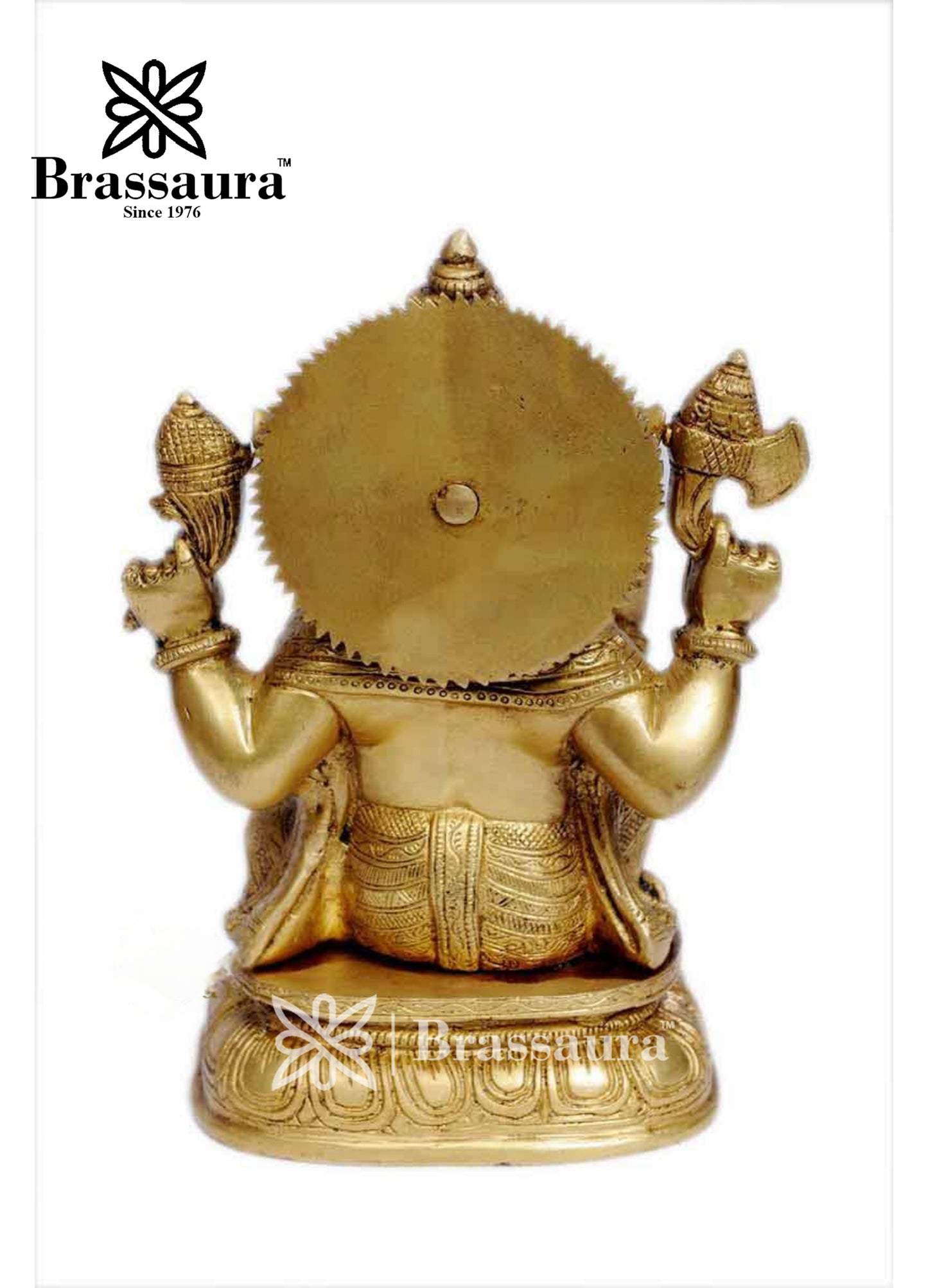 Brass Ganesh For Home Decor Weight 5 Kg And Height 10 Inch