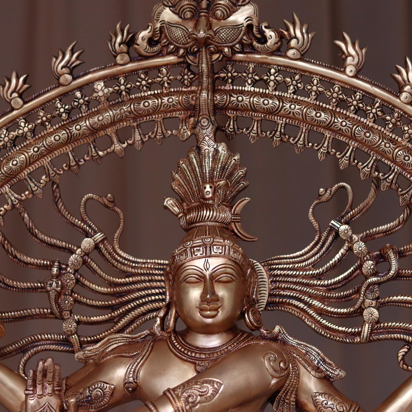 LARGE SIZE BRASS NATARAJ IDOL HEIGHT 37 INCHES