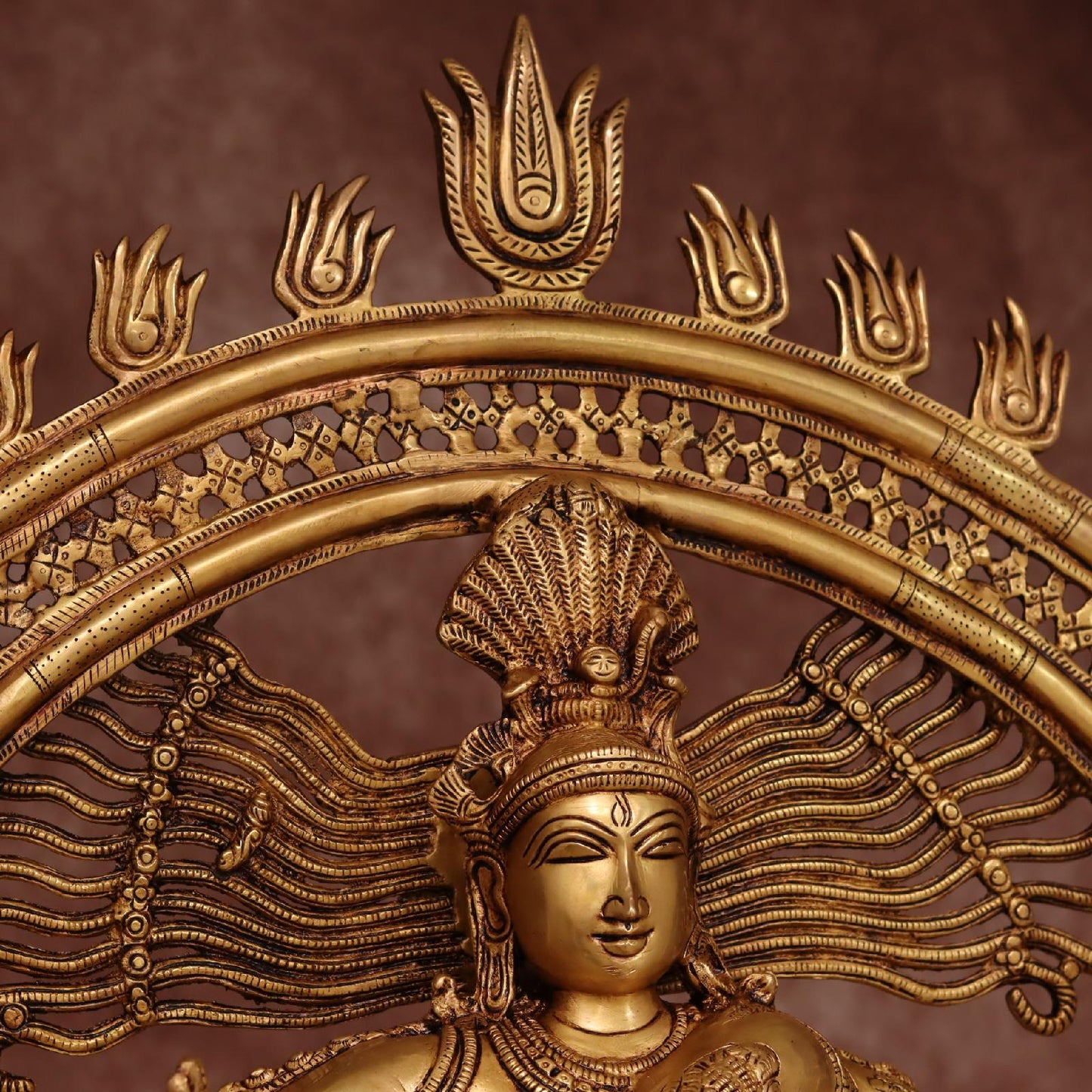 BIG BRASS NATARAJA MURTI HEIGHT 41 INCHES