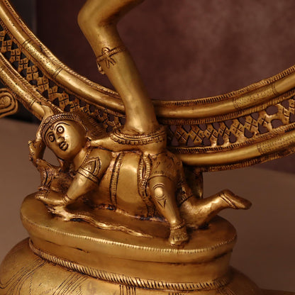 BIG BRASS NATARAJA MURTI HEIGHT 41 INCHES