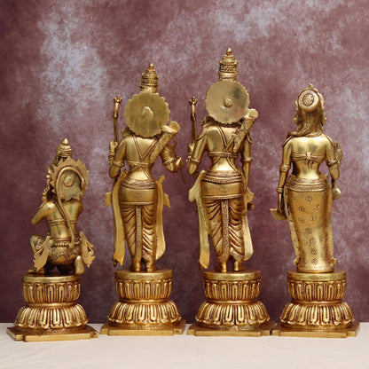 BRASS RAM DARBAR MURTI HEIGHT 12 INCH