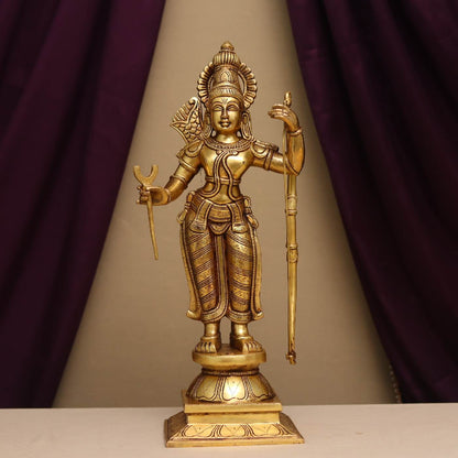 पीतल की राम दरबार मूर्ति, ऊंचाई 23 इंच