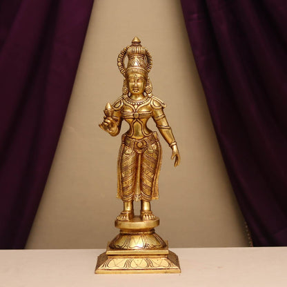 पीतल की राम दरबार मूर्ति, ऊंचाई 23 इंच