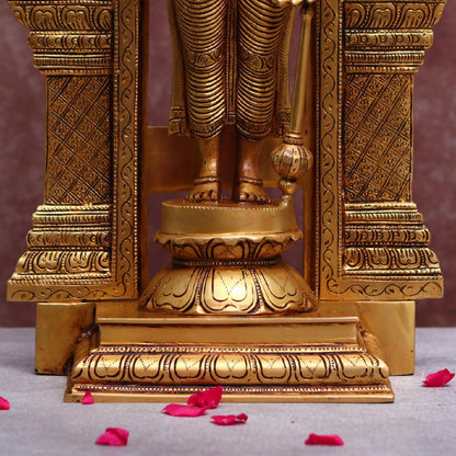 BRASS NARAYAN MURTI HEIGHT 22 INCH