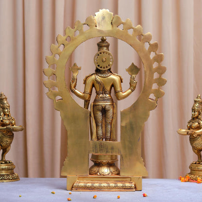 BRASS NARAYAN MURTI HEIGHT 22 INCH