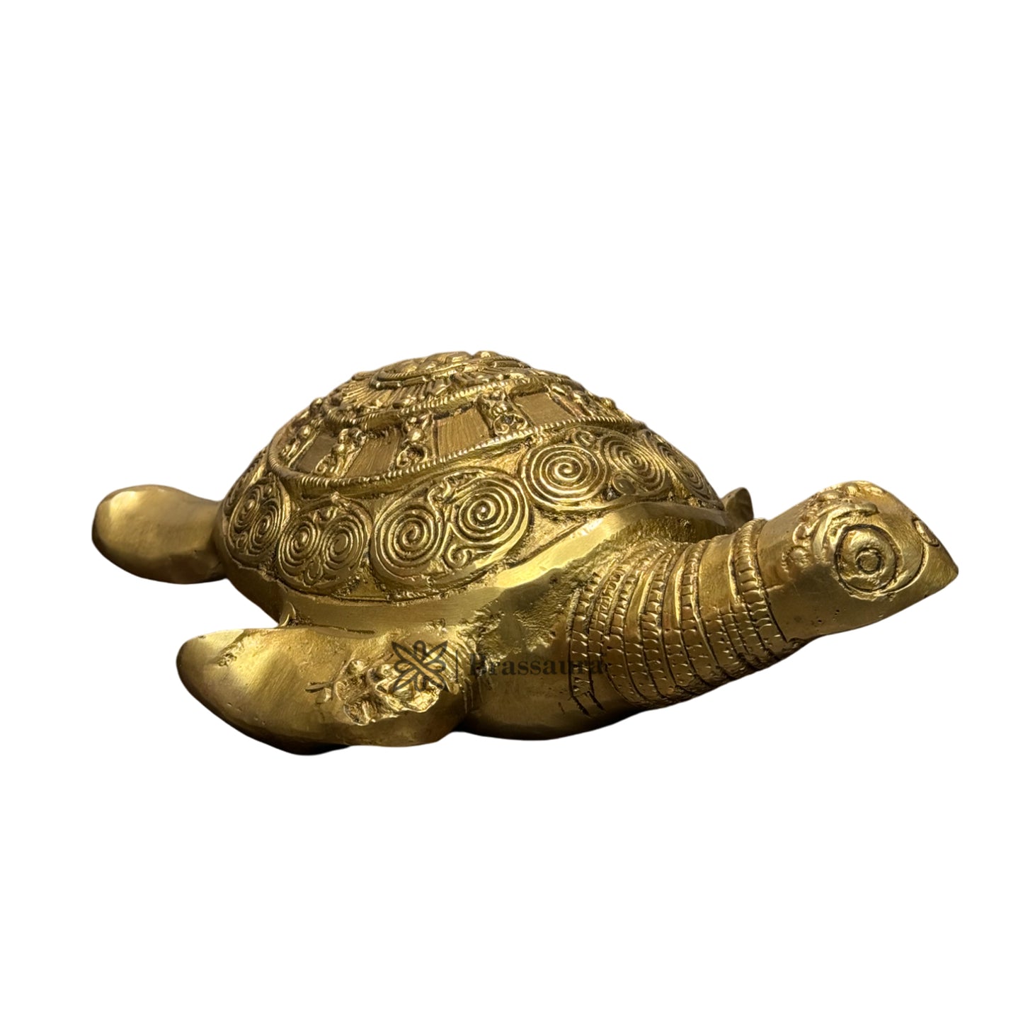 Brass Turtle Murti for Home and Decor Show Piece Weight 1.9 Kg Height 9 cm