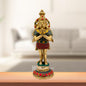 Brass Gem Stone Work Hanuman Idol for Home and Decor Weight 2.8 Kg Height 28 cm