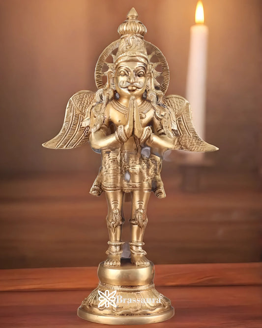 Antique Brass Sculpture – Height 12 Inches, Weight 3 Kgs