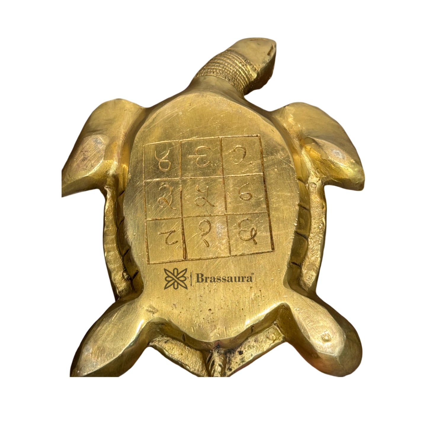 Brass Turtle Murti for Home and Decor Show Piece Weight 1.9 Kg Height 9 cm