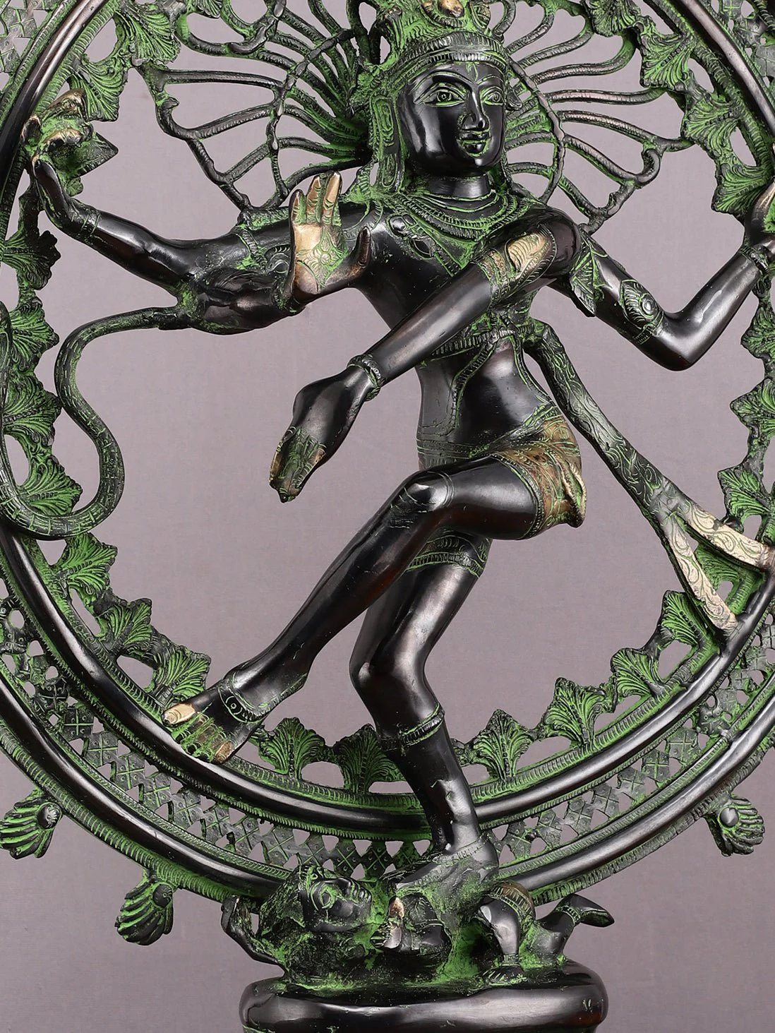 Brassaura™ Superfine Brass Nataraja Statue | Height 28 Inches & Weight 17.5 Kgs