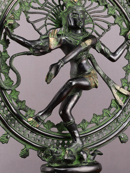Brassaura™ Superfine Brass Nataraja Statue | Height 28 Inches & Weight 17.5 Kgs