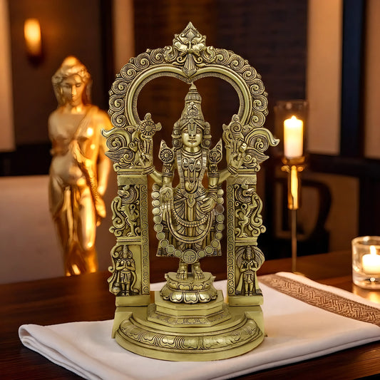 Brass Balaji Idol For Home Decor Height 22 Inch & Weight 14.3 Kg