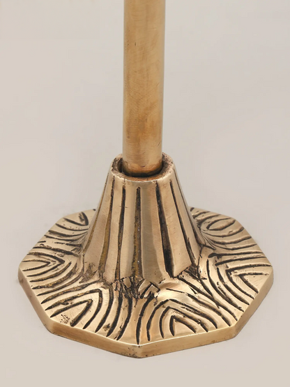 ब्रासौड़ा® ब्रास उर्ली बाउल हैंगिंग बेल्स स्टैंड के साथ | शुद्ध पीतल | ऊंचाई 16 इंच और वज़न 4.03 किलोग्राम