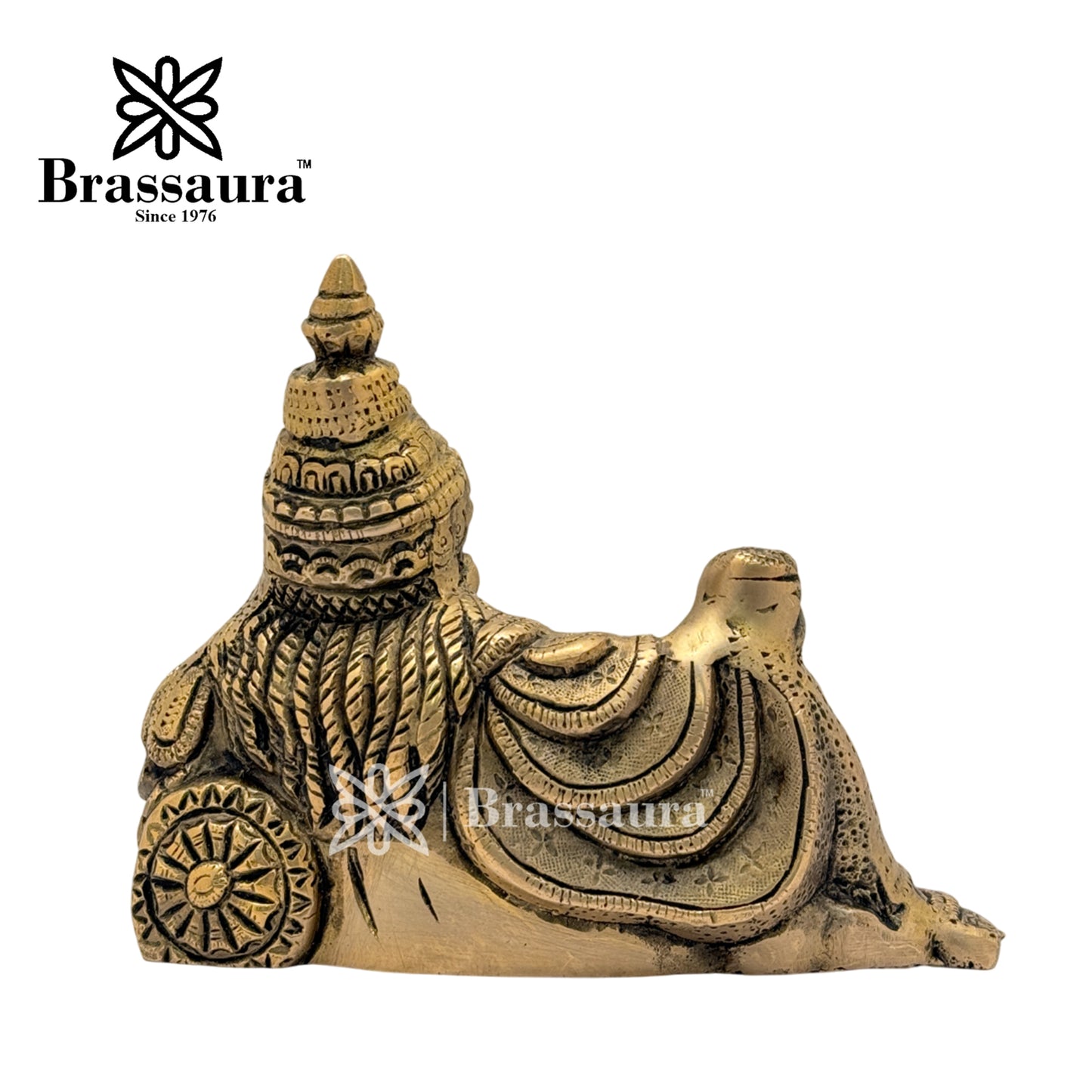 Brass Kuber Idol for Home and Decor Weight 1.9 Kg Height 14 cm