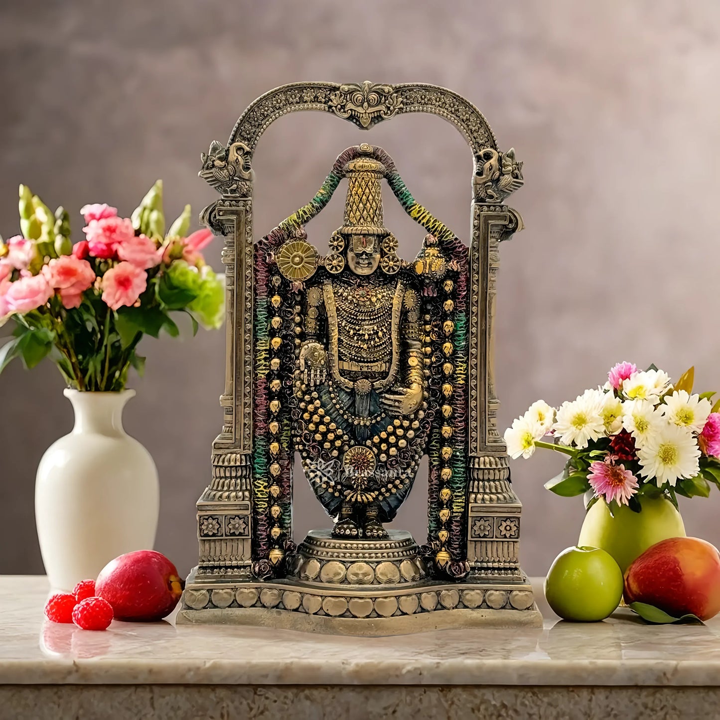 Brassaura™ Resin Bala Ji Idol – Height 8 Inches & Weight 0.594 Kgs | Temple & Pooja Décor