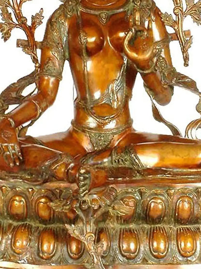 ब्रासौर® ब्रास तारा प्रतिमा | ऊंचाई 34.06 इंच और वजन 38.34 किग्रा