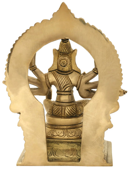 Brassaura® Brass Varaha Statue | Height 8.07 Inches & Weight 2.39 kg