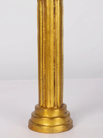 Brassaura® Brass Ashoka Lion Capital Decorative Pillar | Pure Brass | Height 12 Inches & Weight 1.70 kgs