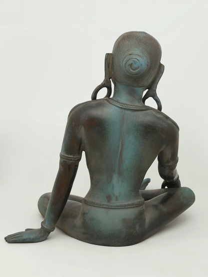 Brassaura® Brass Goddess Parvati Statue | Height 18.5 Inches & Weight 15.19 kg