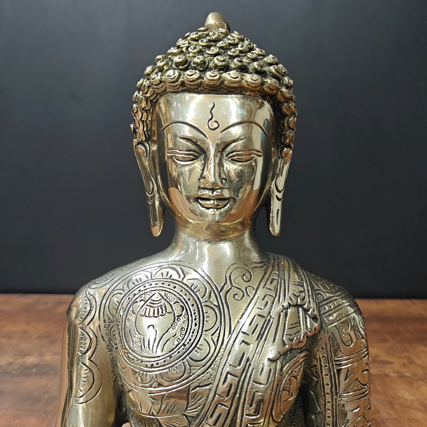 ब्रासोरा® वृंदावन वेणुगोपाल कृष्ण पीतल की प्रतिमा मोर के साथ | एंटीक नीला और सुनहरा रंग | ऊँचाई 20 इंच
