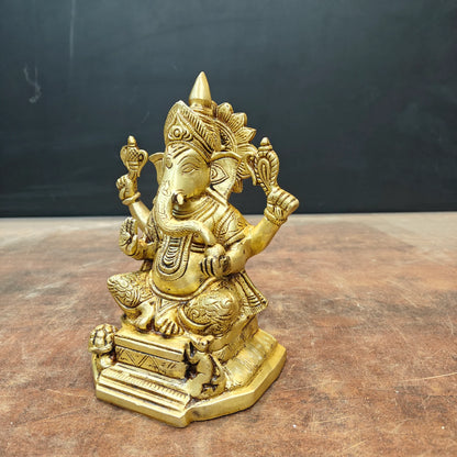 ब्रासोरा® वृंदावन वेणुगोपाल कृष्ण पीतल की प्रतिमा मोर के साथ | एंटीक नीला और सुनहरा रंग | ऊँचाई 20 इंच