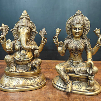 ब्रासोरा® वृंदावन वेणुगोपाल कृष्ण पीतल की प्रतिमा मोर के साथ | एंटीक नीला और सुनहरा रंग | ऊँचाई 20 इंच