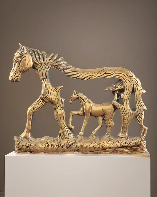 Brassaura™ Majestic Decorative Statue – Height 12" | Weight 4 Kgs