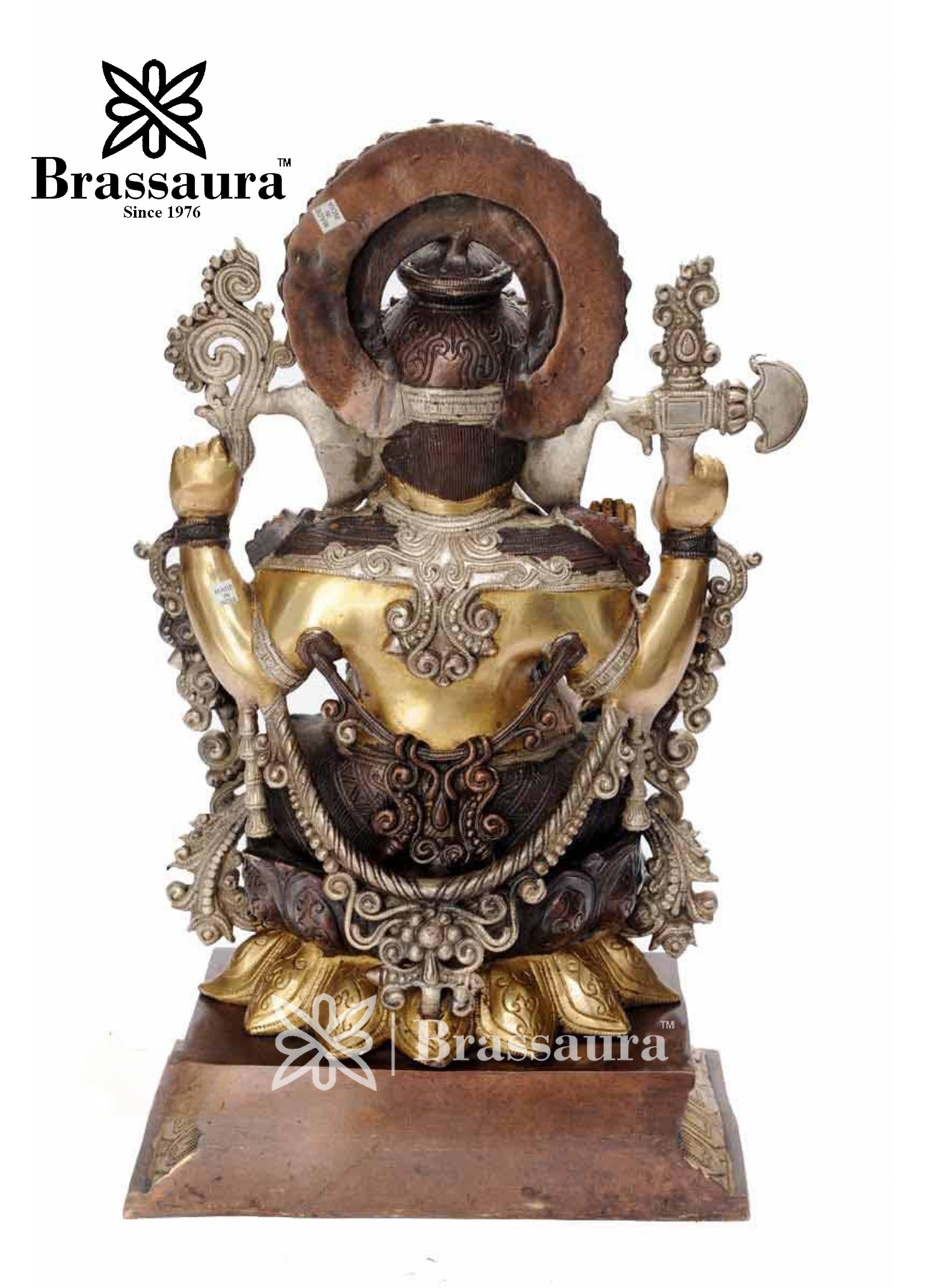 Brass Jewellery Ganesh For Home Decor Weight 19 Kg And Height 19 Inch