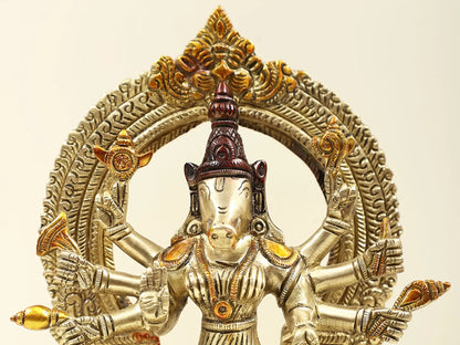 Brassaura® Brass Varahi Statue | Height 8.07 Inches & Weight 2.39 kg