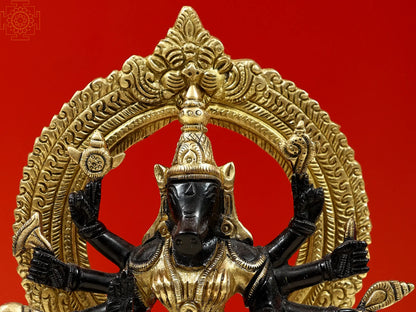 Brassaura® ब्रास वराह प्रतिमा | ऊंचाई 8.07 इंच और वज़न 2.39 किग्रा