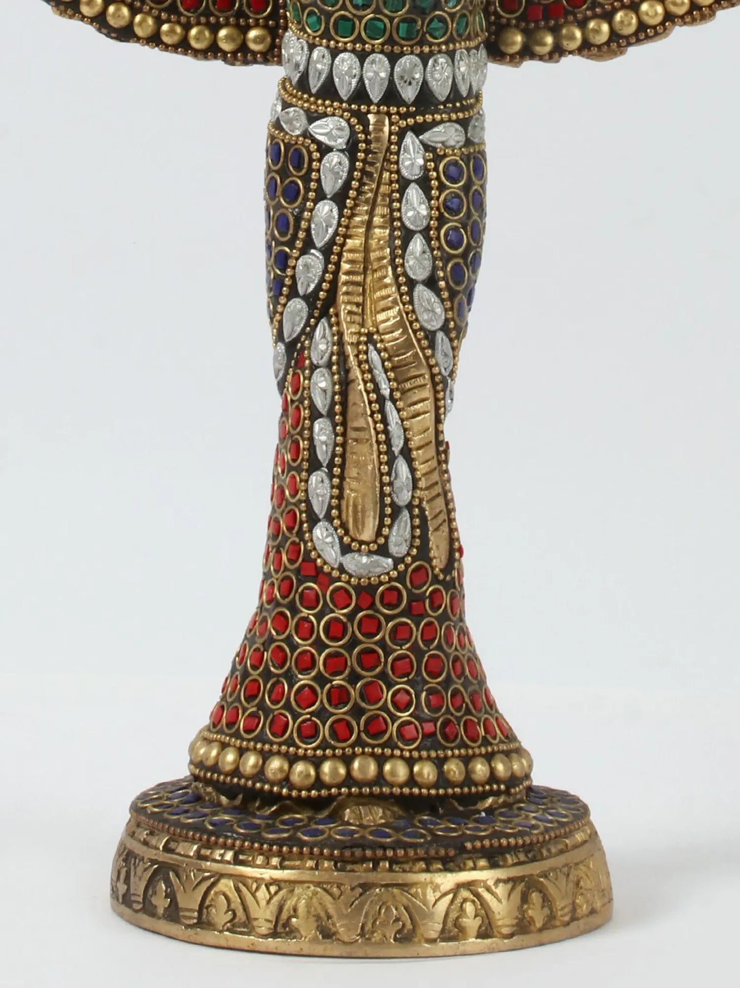 Brassaura® Brass Decorative Candle Holder | Height 12 Inches & Weight 2.57 kg