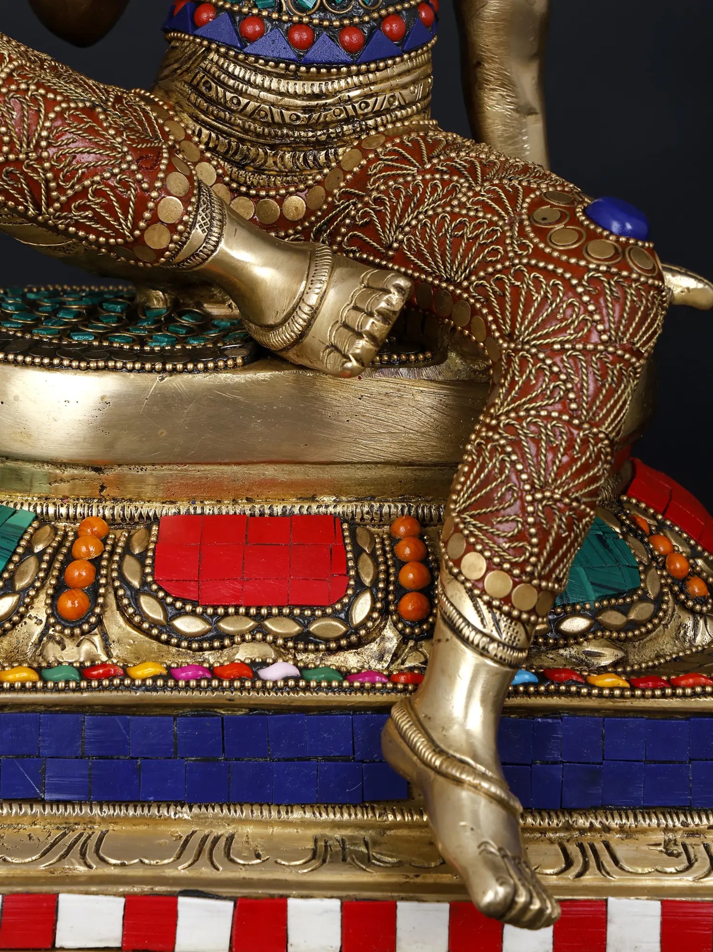 Brassaura® Brass Goddess Parvati Statue | 13.98 Inches | 7.95 kg