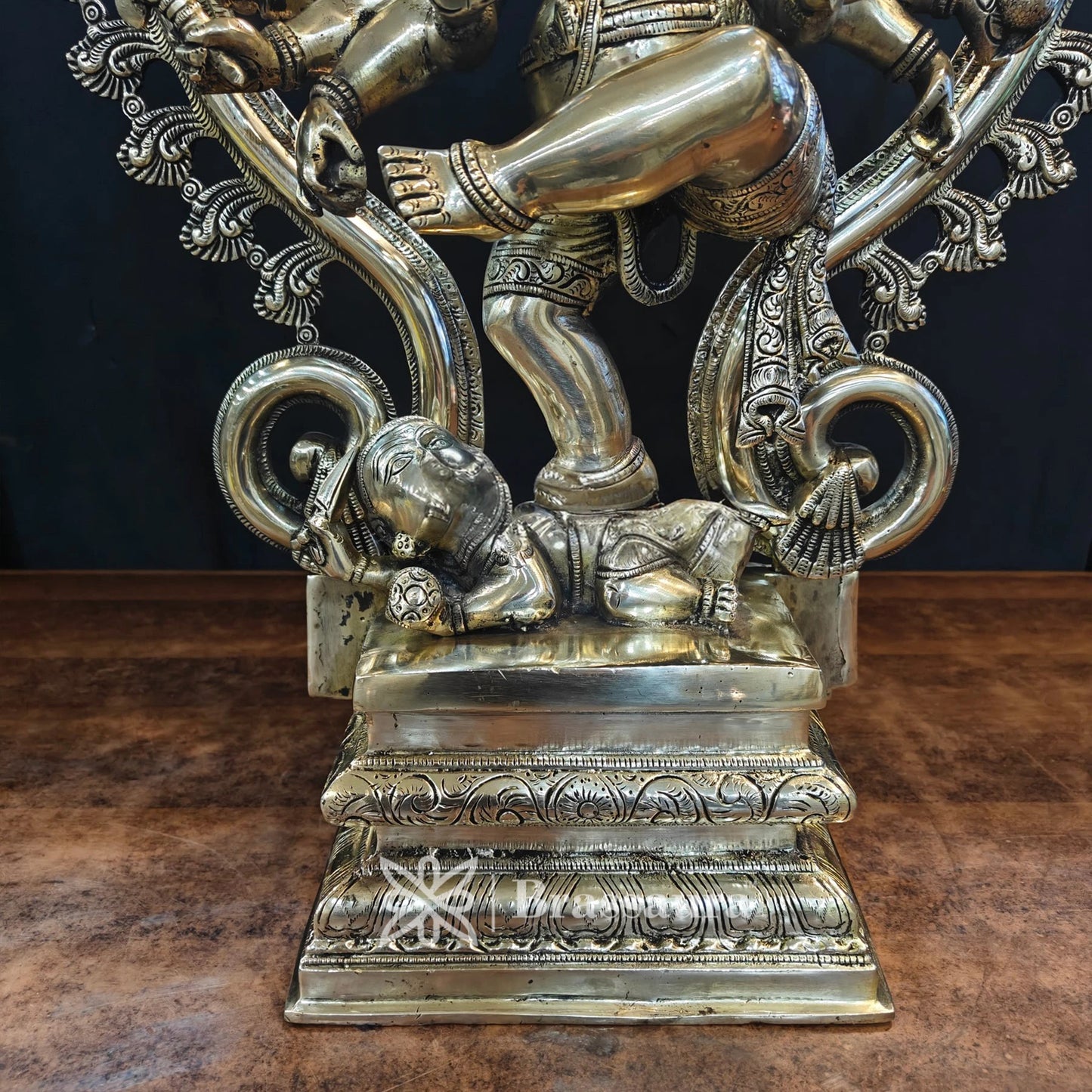 Brassaura™ Brass Natraj Ganesha Statue for Home and Decor | Weight 21 Kgs | Height 25 Inches