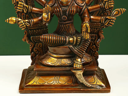 Brassaura® Brass Varaha Statue | Height 8.07 Inches & Weight 2.39 kg