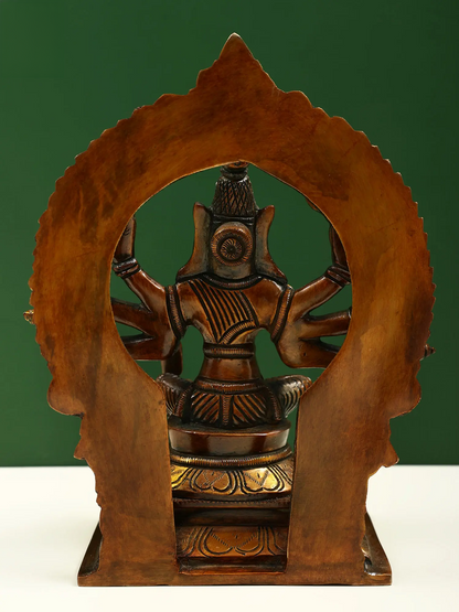 Brassaura® Brass Varaha Statue | Height 8.07 Inches & Weight 2.39 kg
