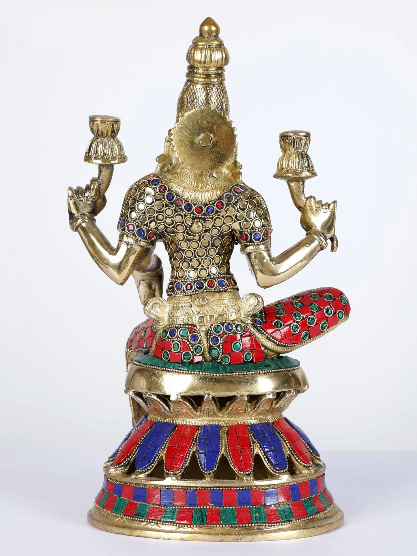 Brassaura® Stonework Goddess Lakshmi Statue | 12.01 Inches | 4.30 kg