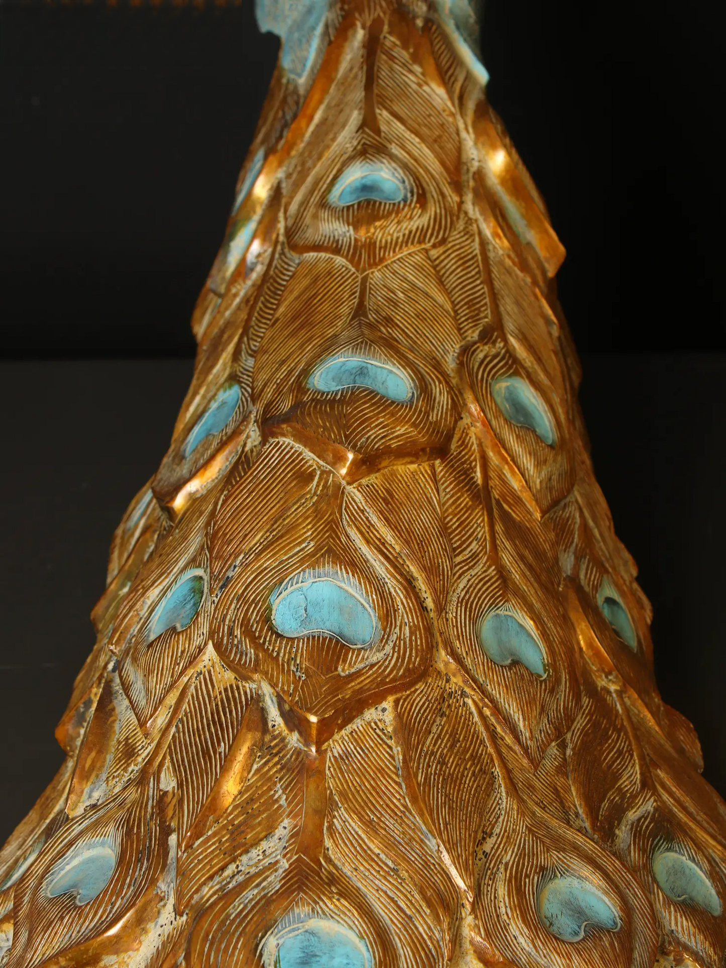 Brassaura® Decorative Brass Peacock Sculpture | Pure Brass | Height 25 Inches & Weight 23.50 kgs