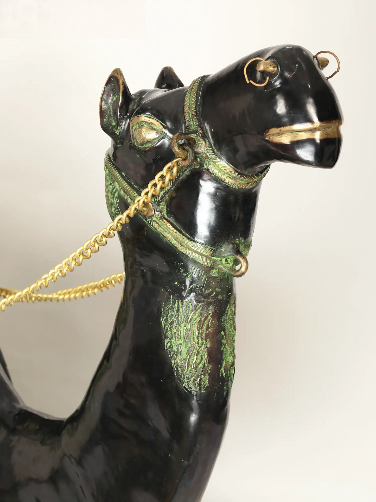 Brassaura® Large Decorative Brass Camel Sculpture | Pure Brass | Height 37 Inches & Weight 123.55 kgs