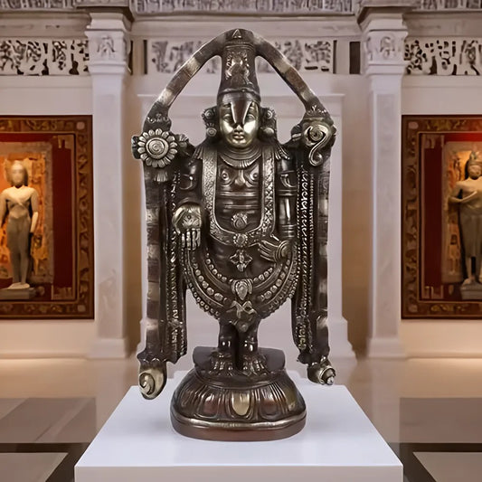 Brass Tirupati Bala ji Weight 15.8 Kg & Height 23 inch