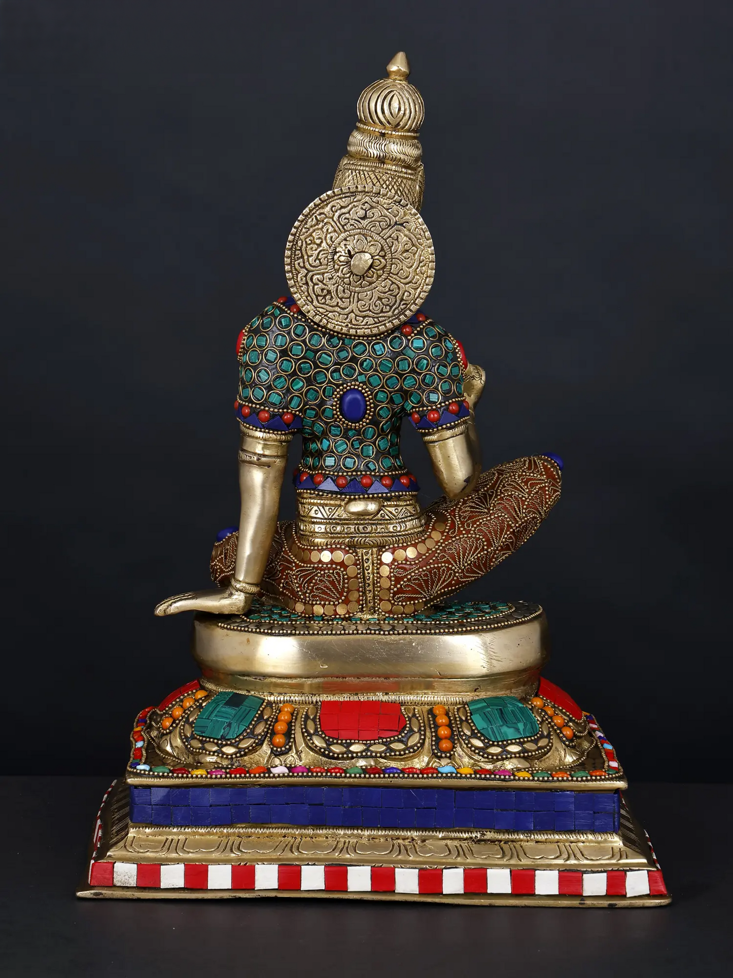 Brassaura® Brass Goddess Parvati Statue | 13.98 Inches | 7.95 kg