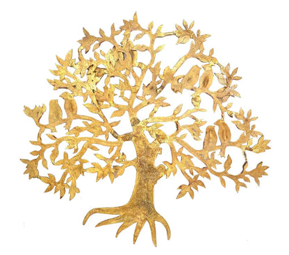 Brassaura® Brass Kalpavriksha Tree Wall Hanging | Height 23 Inches