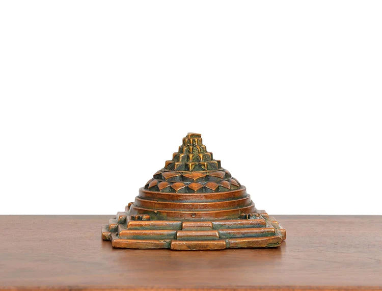 Brassaura® Brass Sri Yantra | Height 2 Inches