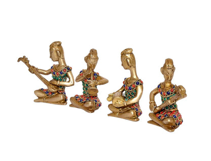 Brassaura® Brass Musicians Band Ladies Set | Height 4 Inches