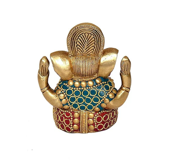 Brassaura® Brass Lord Ganesha Statue | Height 4 Inches