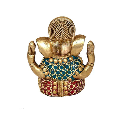 Brassaura® Brass Lord Ganesha Statue | Height 4 Inches