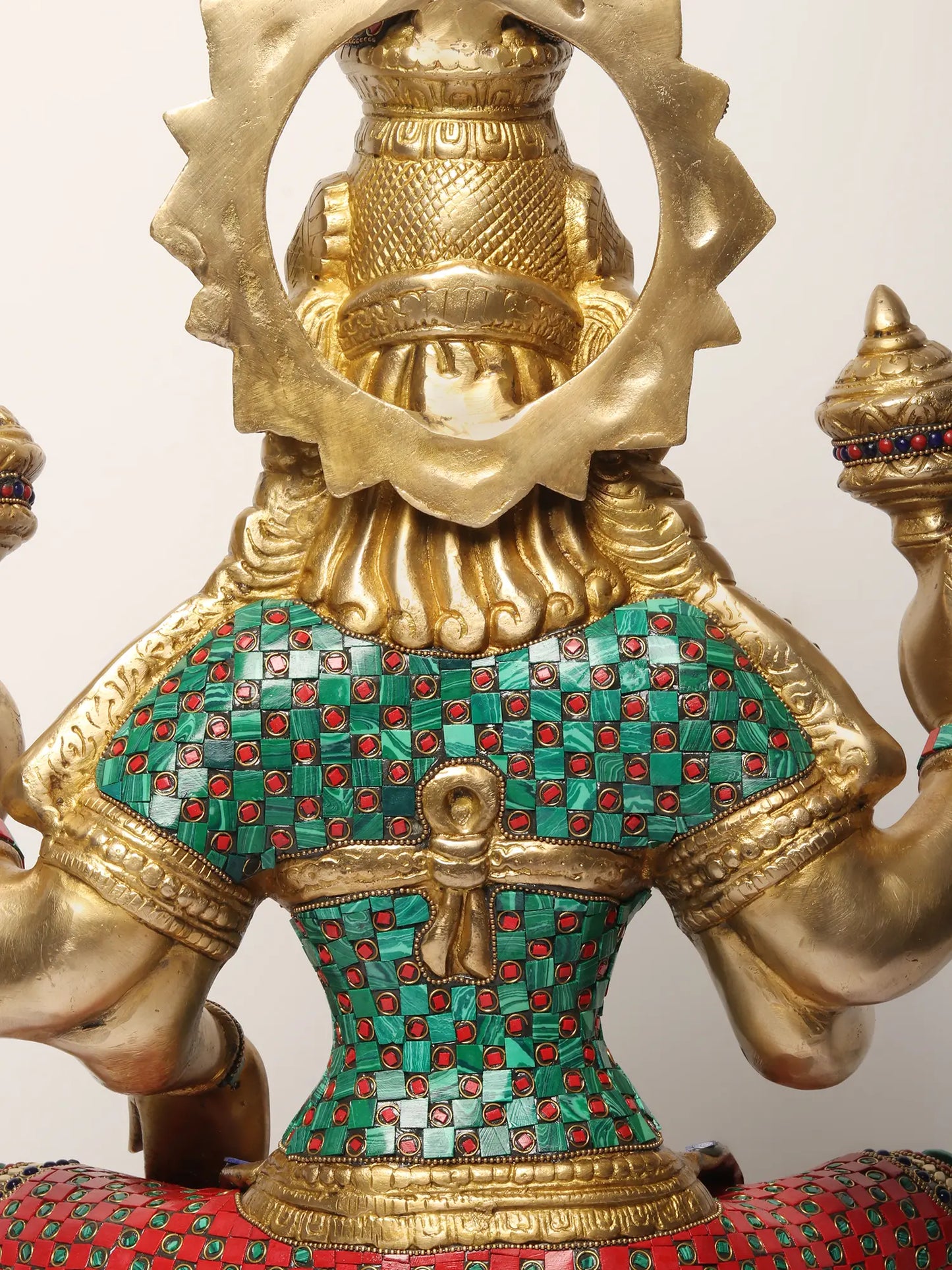 Brassaura® Brass Lakshmi Statue | Height 28.94 Inches & Weight 32.80 kg
