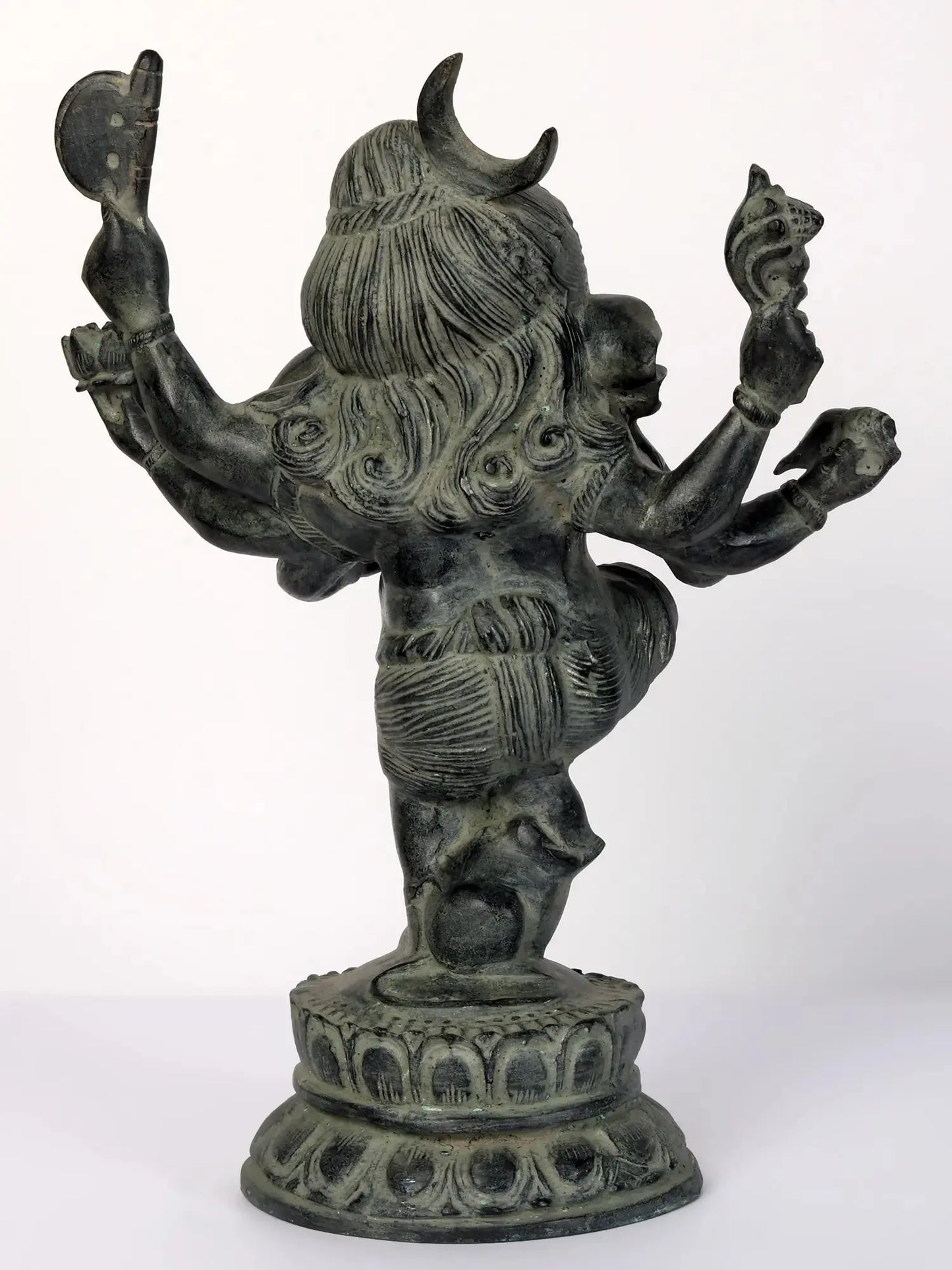 Brassaura™ Six-Armed Dancing Bal Ganesha Brass Idol | Height 15.5 Inches & Weight 8.70 kgs